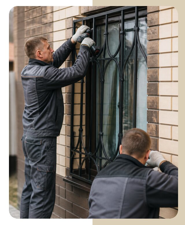 Установка решеток в дом в Новом Уренгое по цене от 3639 р. | ДвериЛегко-Нвг