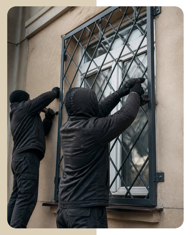 Установка антивандальных решеток на окна в Новом Уренгое
